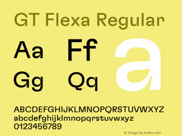 GT Flexa Regular Version 2.005图片样张