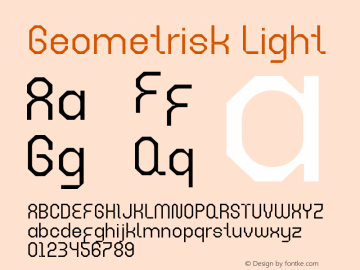 Geometrisk Light Version 1.010 | web-TT图片样张