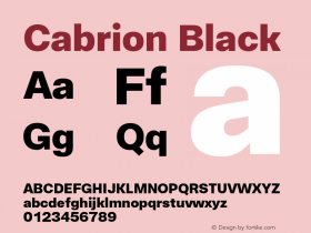 Cabrion-Black Version 1.000图片样张