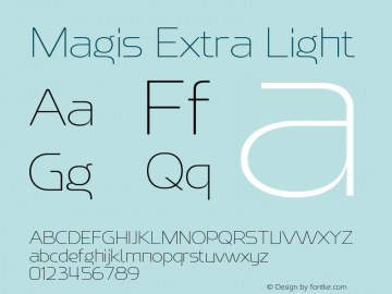 Magis-ExtraLight Version 1.000图片样张