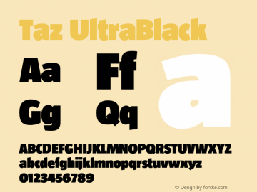 Taz UltraBlack Version 4.002图片样张