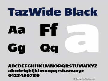 TazWide Black Version 1.003图片样张