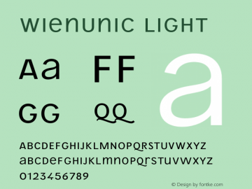 WienUnic Light Version 3.001;FEAKit 1.0图片样张