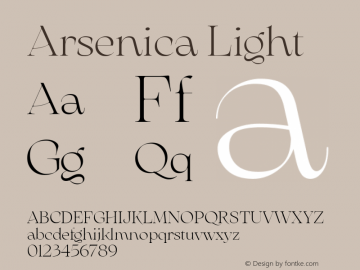 Arsenica Light Version 0.003图片样张