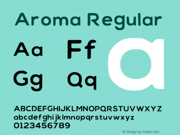 Aroma Regular Version 001.049图片样张