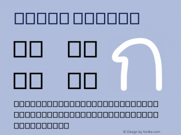 font2 Version 001.000图片样张