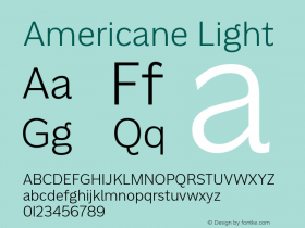 Americane Light Version 1.000图片样张