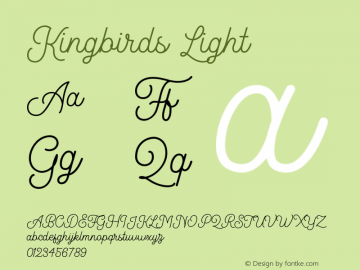Kingbirds-Light 1.000图片样张