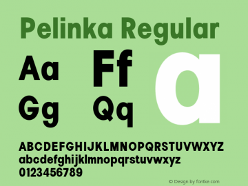 Pelinka Condensed ExtraBold Version 1.00图片样张