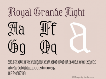 Royal Grande Light Version 1.000图片样张