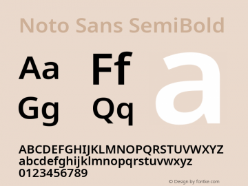 Noto Sans SemiBold Version 2.005; ttfautohint (v1.8.3) -l 8 -r 50 -G 200 -x 14 -D latn -f none -a qsq -X 