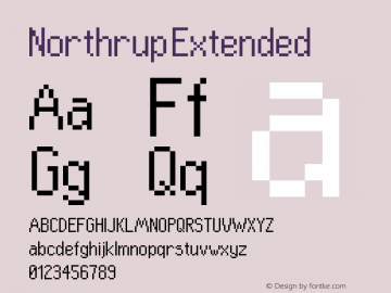 Northrup Extended Version 1.101图片样张