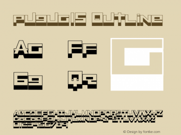 pugua15 Outline Version 1.00;April 15, 2020;FontCreator 11.5.0.2421 64-bit图片样张
