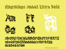 Kingthings Annex Extra Bold Version 1.0, 2004图片样张