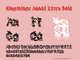 Kingthings Annex Extra Bold Version 1.0, 2004图片样张