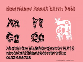 Kingthings Annex Extra Bold Version 1.0, 2004图片样张
