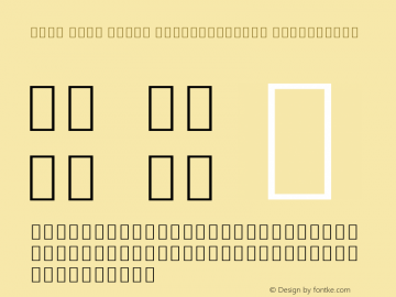 Noto Sans Khmer SemiCondensed ExtraLight Version 2.001图片样张