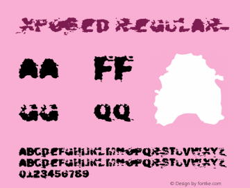 Xposed Regular .ttf Fonts Font Sample