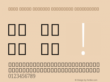 Noto Serif Bengali Condensed ExtraLight Version 2.001图片样张