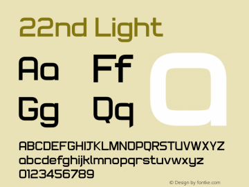 22nd Light Macromedia Fontographer 4.1.5 4/27/04图片样张