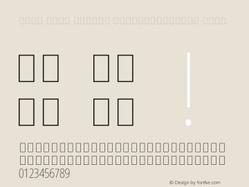 Noto Sans Arabic ExtraCondensed Thin Version 2.000图片样张