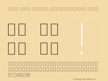 Noto Sans Arabic ExtraCondensed Thin Version 2.009图片样张