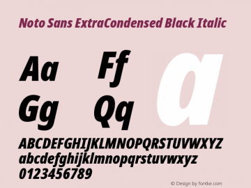 Noto Sans ExtraCondensed Black Italic Version 2.005; ttfautohint (v1.8.4) -l 8 -r 50 -G 200 -x 14 -D latn -f none -a qsq -X 