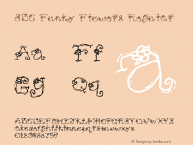 SBC Funky Flowers Regular Version 1.00 February 27, 2004, initial release Font Sample