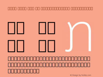 Noto Sans Lao UI SemiCondensed ExtraLight Version 2.000图片样张