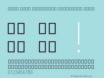 Noto Sans Malayalam Condensed Thin Version 2.101图片样张