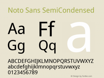 Noto Sans SemiCondensed Version 2.006; ttfautohint (v1.8.4) -l 8 -r 50 -G 200 -x 14 -D latn -f none -a qsq -X 