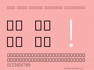 Noto Serif Sinhala Condensed ExtraLight Version 2.001; ttfautohint (v1.8.2)图片样张
