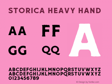 Storica Heavy Hand Version 1.025 | web-TT图片样张