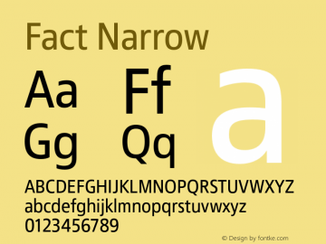 Fact-Narrow Version 1.000图片样张