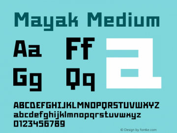 Mayak-Medium Version 1.001图片样张
