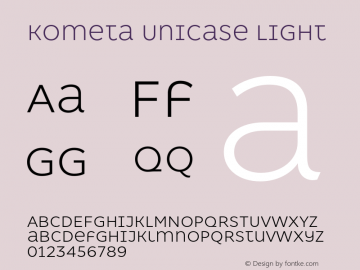 KometaUnicase-Light Version 1.780图片样张