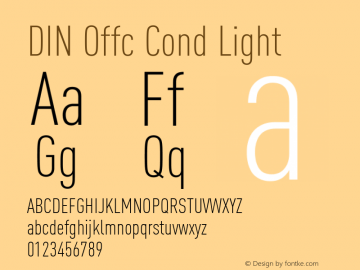 DIN Offc Cond Light Version 7.504; 2009; Build 1023图片样张