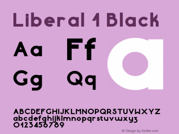 Liberal1-Black Version 1.000图片样张