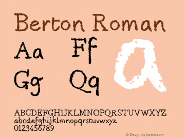 Berton-Roman Version 1.0 | w-rip DC20180605图片样张