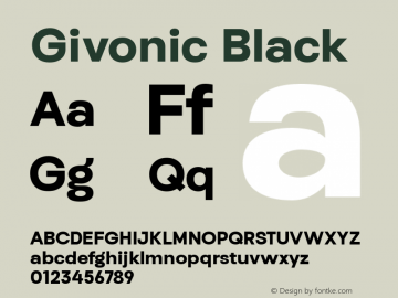 Givonic-Black Version 1.000图片样张