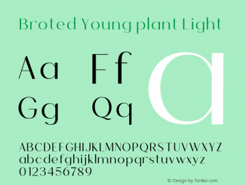 Broted Young plant Light Version 1.000图片样张