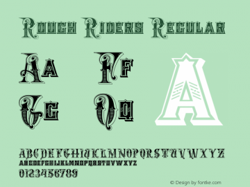 Rough Riders Regular 1/30/02图片样张
