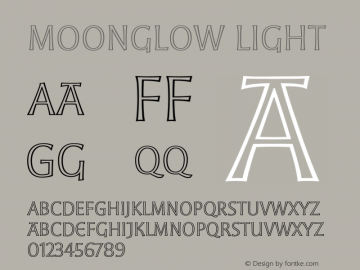 Moonglow-Light Version 2.086;PS 2.000;hotconv 1.0.67;makeotf.lib2.5.33168图片样张