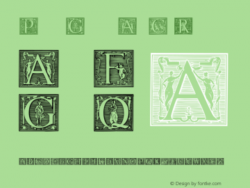 Picto Glyphs AltC Regular 1.0; 8-4-2003 Font Sample