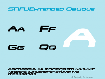 SNFUExtended Oblique Rev. 003.000图片样张