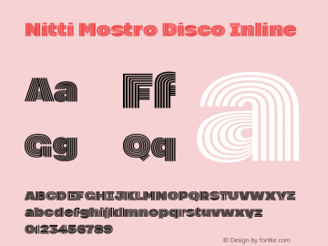 Nitti Mostro Disco Inline Version 1.1 | web-ttf图片样张