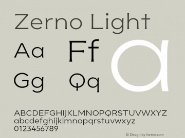Zerno-Light Version 1.000图片样张