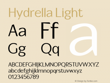 Hydrella Light Version 1.000图片样张