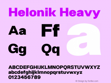 Helonik Heavy 1.000图片样张