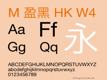 M 盈黑 HK W4 图片样张